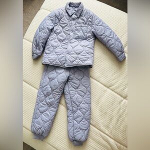 Zara purple girl’s snow set. Size 9/10.